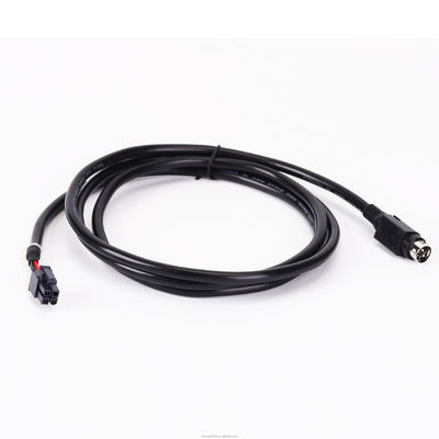 2 4 6 8 Pin Mini DIN Cables Male To Terminal Connector Extension Cable Assembly การประกอบเคเบิลขยายขนาดเล็ก
