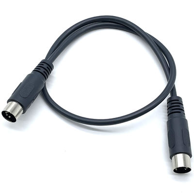 0.5M-30M ความยาวโลโก้ที่กําหนดเอง สี 5P DIN Cables