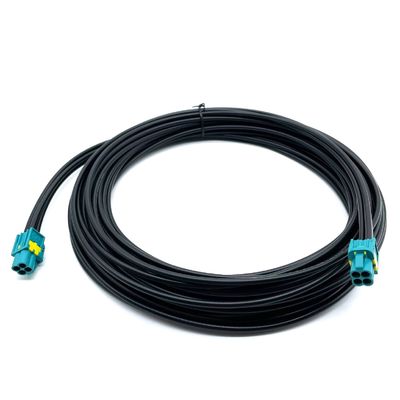 4P ชายไปยังชาย มินิฟักราเคเบิล 50ohm Code Z Pigtail Fakra หญิงแจ็คไปยังฟักรา Z ชายสายพับ RG316