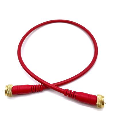 F ตัวเชื่อมตัวผู้ต่อตัวผู้ IPEX OEM DIN คาบอลประกอบ
