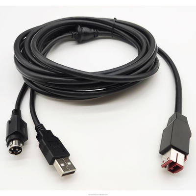 สาย USB ขับ 24V สาย USB ขับ 24V ไปยังเครื่องพิมพ์สาย USB-B