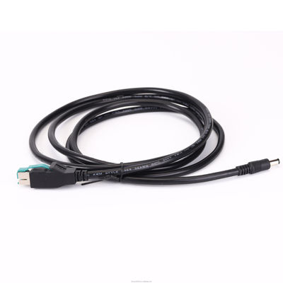 1M-5M 12V PoweredUSB Cable 2X4P 12V ไปยังสายไฟ DC