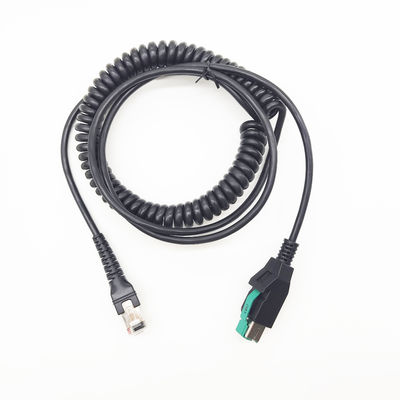 6A ชาร์จเร็ว 12V 24V PoweredUSB Cable RJ50 A Male To Cable