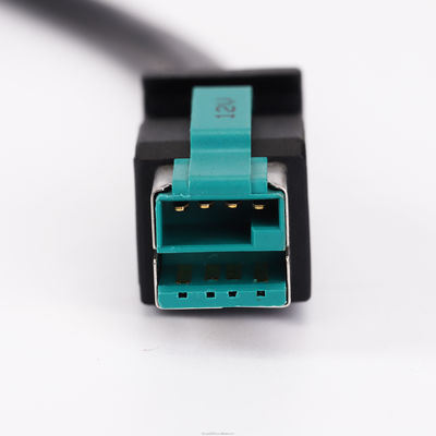 12V 24V PoweredUSB Cable 12V DC ไปยัง USB Cable ความยาวโลโก้ที่กําหนดเอง 1M-5M