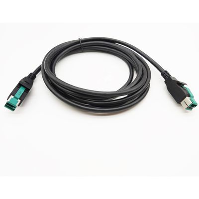 PVC ไนลอน TPE 24V 12V สาย USB เพศชายต่อเพศชายสําหรับเครื่องพิมพ์