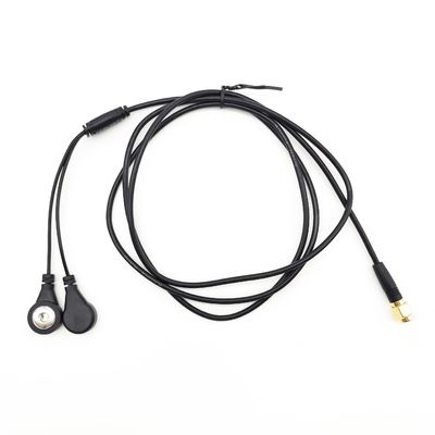 30 ซม. ECG สายเคเบิลการแพทย์ 2 สายเคเบิลเชือก 4.0 มิลลิเมตร