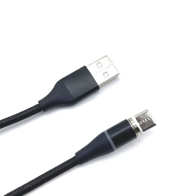 3 ใน 1 แม็กเนติก USB คาเบิ้ลกับ USB 2.0 เครื่องเชื่อมและยืดหยุ่น PVC Jacket ปรับแต่ง
